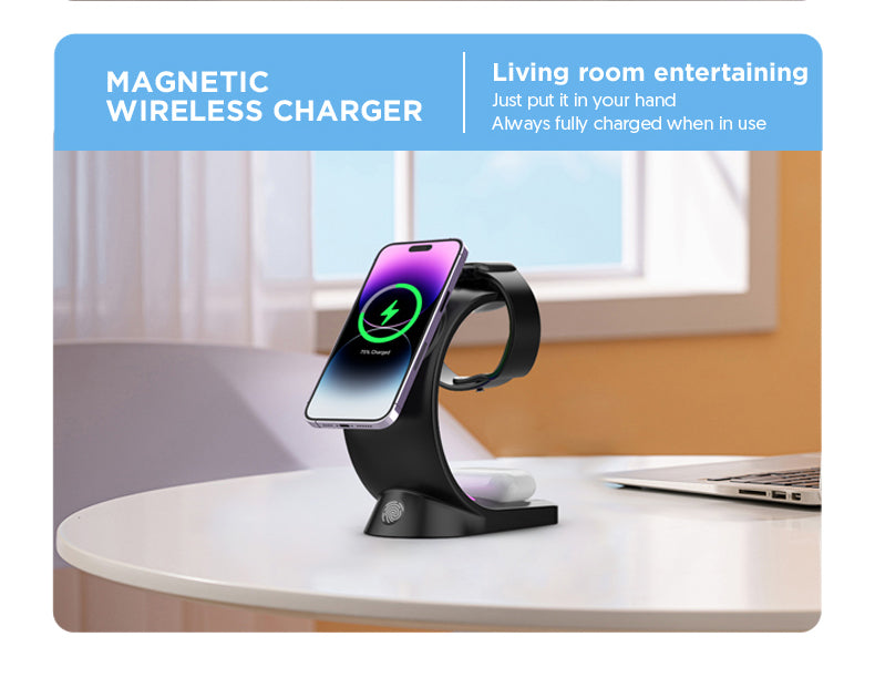 4 In 1 Magnetic Wireless Charger